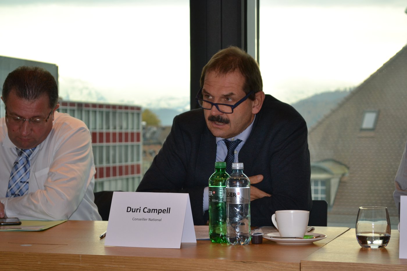 BDP-Nationalrat und Landwirt Duri Campell aus Graubünden.