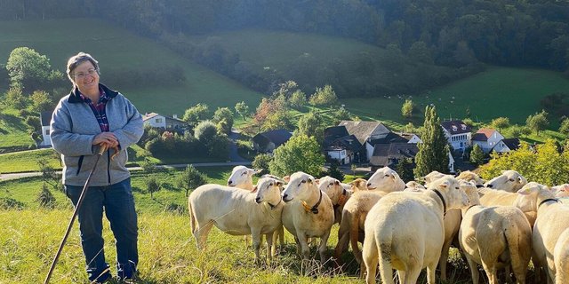 Die Baselbieterin Katharina Bitterli züchtet Nolana-Schafe. Diese Rasse verliert im Frühjahr ihr Winterfell und muss daher nicht mehr geschoren werden. Kosten und Aufwand rund um die Schur erübrigen sich damit. 