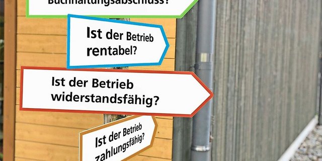 Wo steht der Betrieb? Eine Analyse des Buchhaltungsabschlusses kann bei der Beantwortung der Frage helfen.