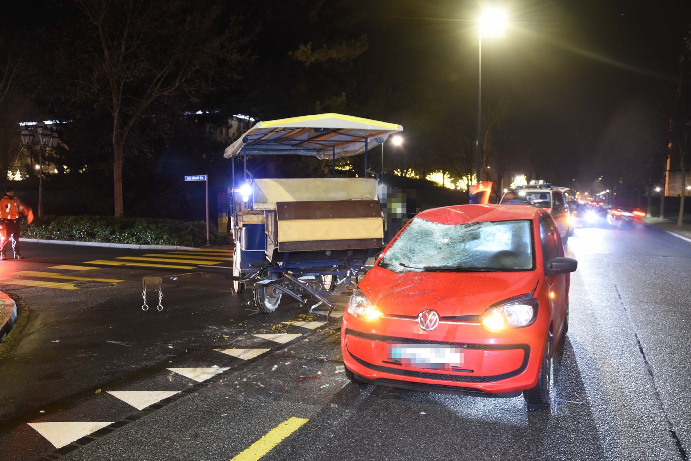 Personen kamen keine zu Schaden. (Bild Kapo SG)