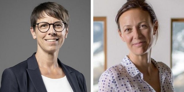Anne Challandes (links) und Sofia de Meyer (Bild FiBL)