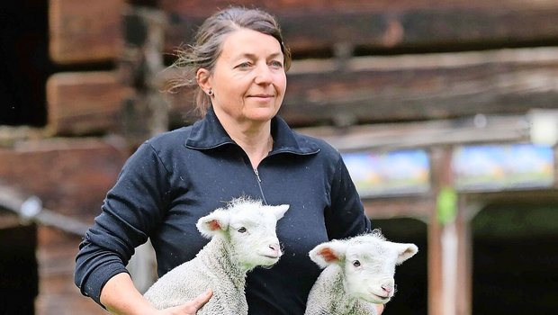 Schon seit ihrer Schulzeit ist Brigitte Fässler eine leidenschaftliche Schafzüchterin.