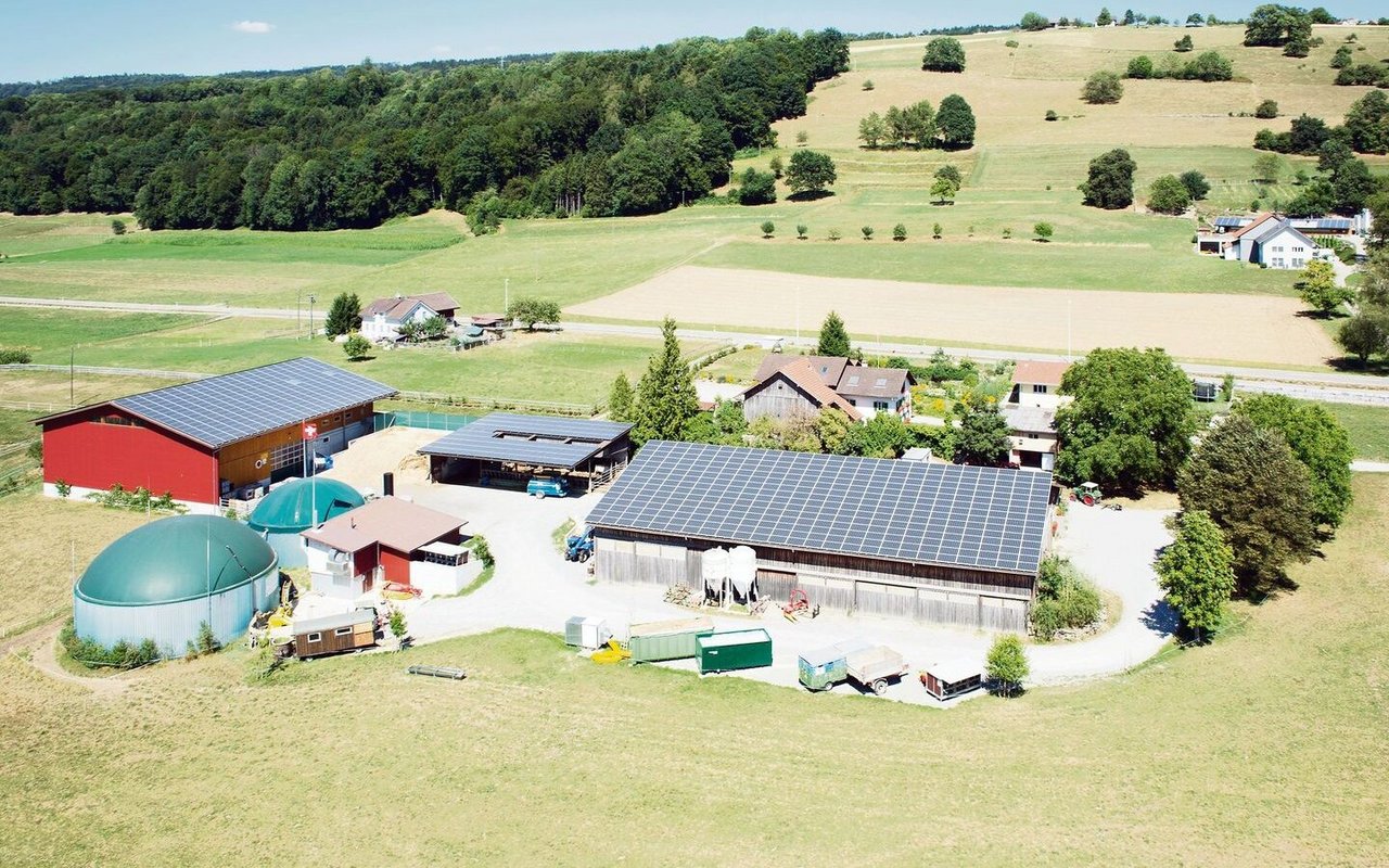 Die Nachfrage nach Gärgülle steigt. Hier eine Biogasanlage in Remetschwil AG.
