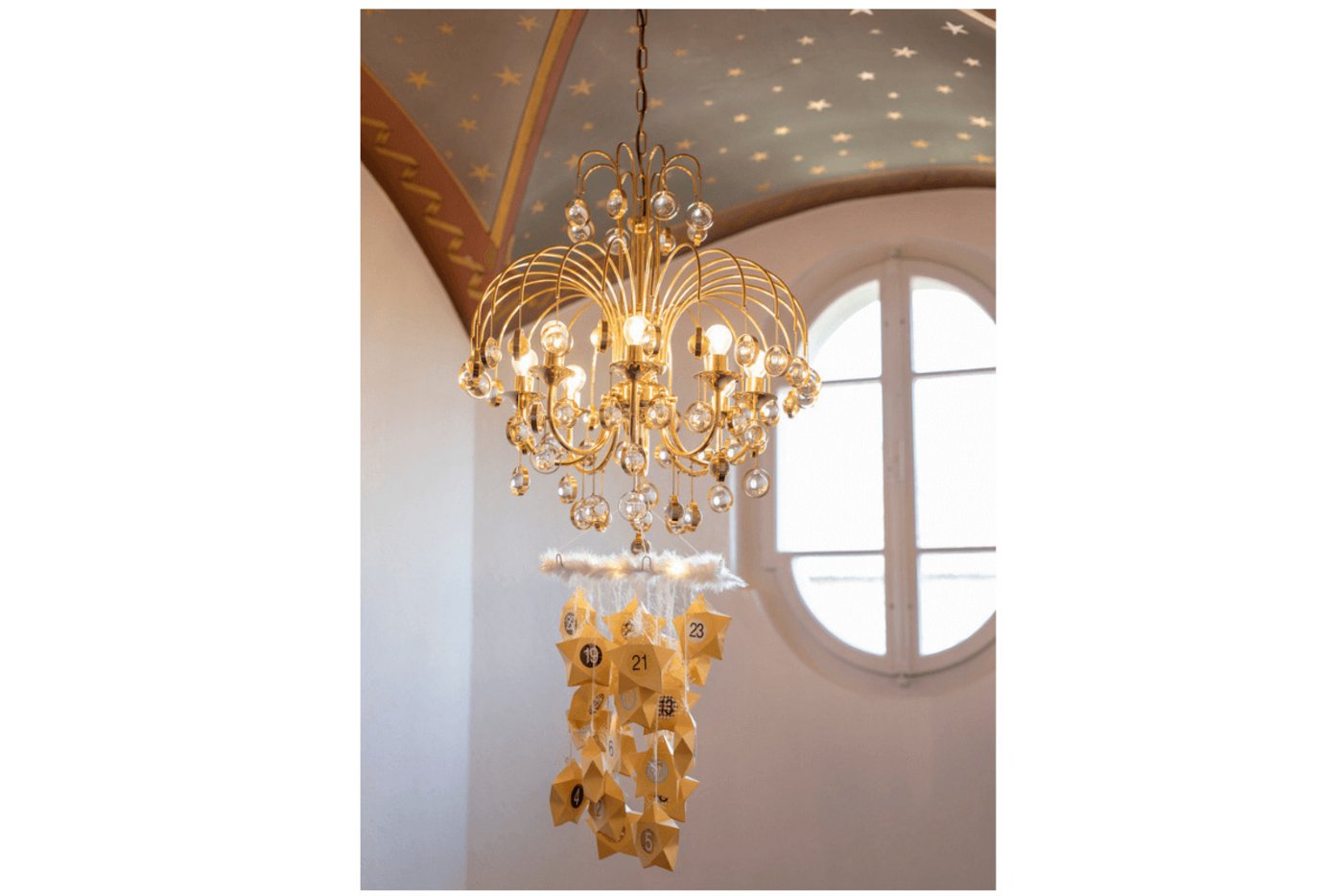 Adventskalender zum Selbermachen. Wie wäre es mit einem Himmel mit 24 Sternen? (Foto: Pia Neuenschwander)