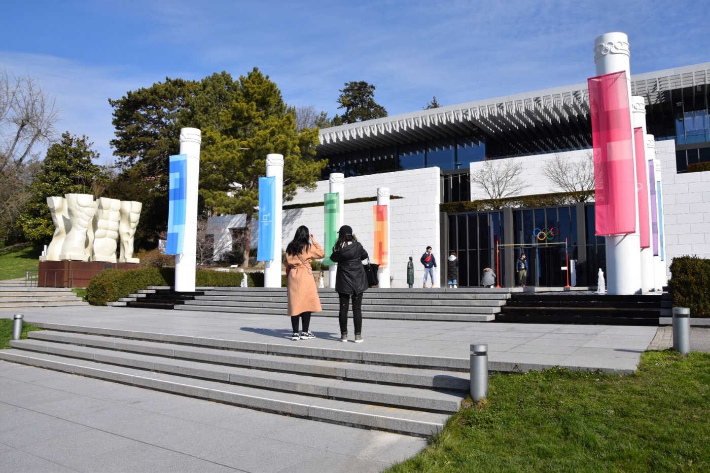 Bei sonnigem Wetter eröffnete die VKGS ihre Generalversammlung im Olympischen Museum in Lausanne VD. (Bild Katrin Erfurt)