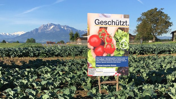 Die Solothurner Bauern dürfen ihre Plakate stehen lassen, entschieden das Bau- und Justizdepartement. (Bild IG Bauern Unternehmen)