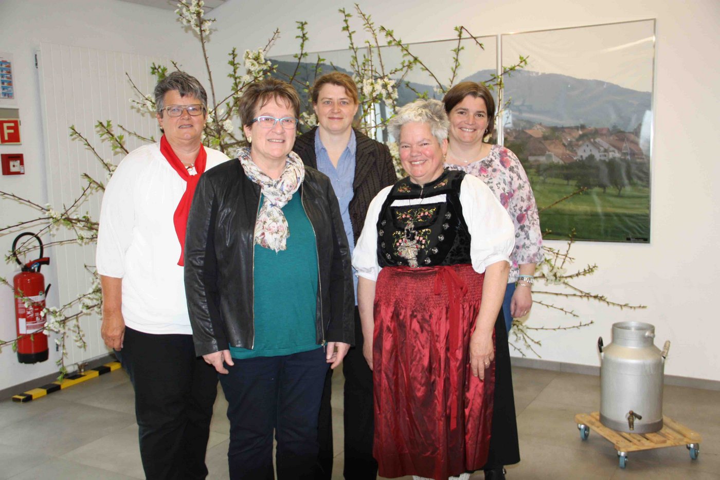 V. l. n. r.: Rita Hänggi, Präsidentin SOBLV mit den neugewählten Vorstandsmitgliedern Marie-Theres Widmer, Anna Barbara Gäumann, Ida Schaffter und Daniela Aregger. (Bilder aw)