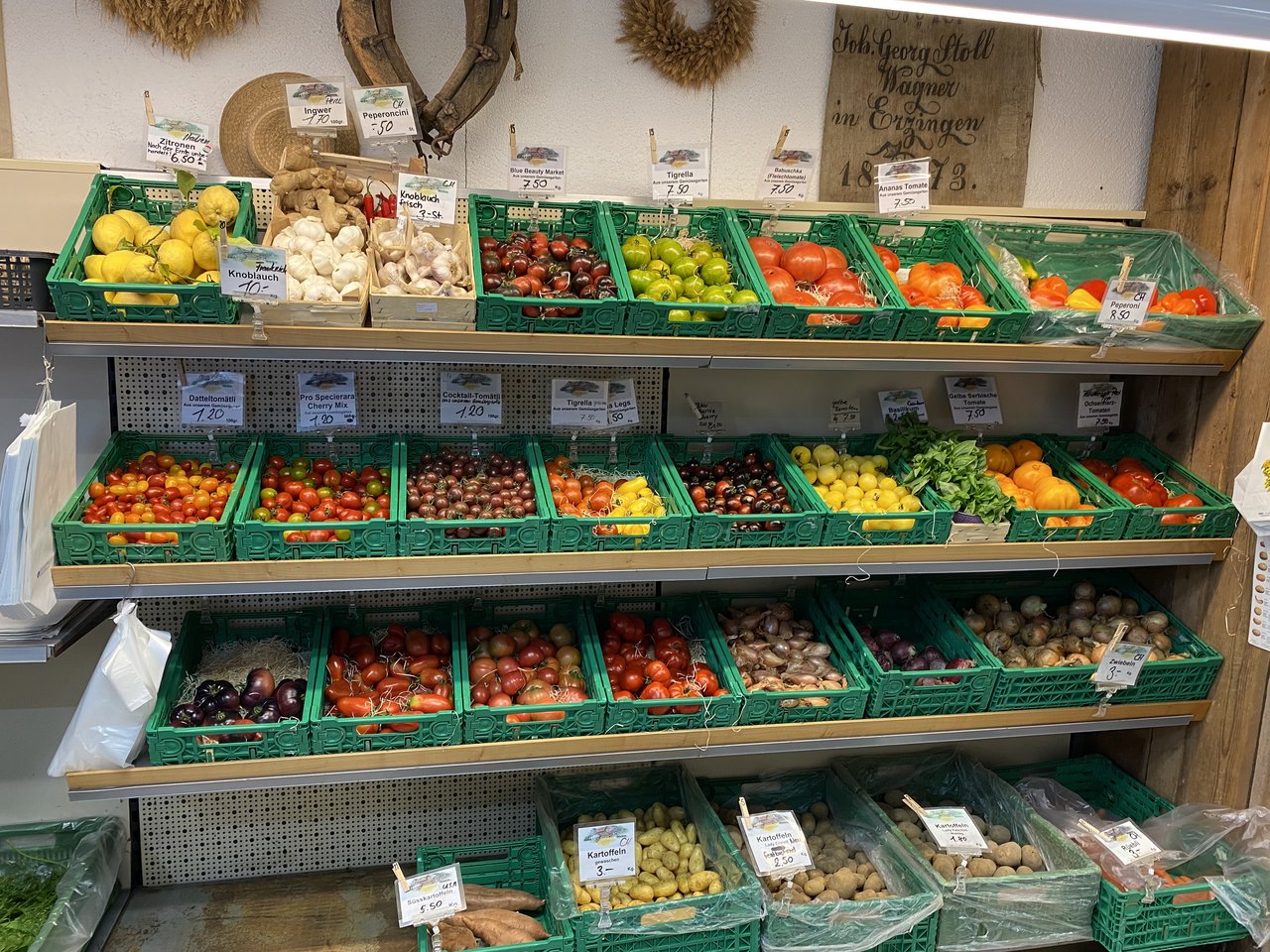 20 Sorten Tomaten werden auf dem Bergerhof angebaut und im Hofladen und auf dem Markt angeboten.