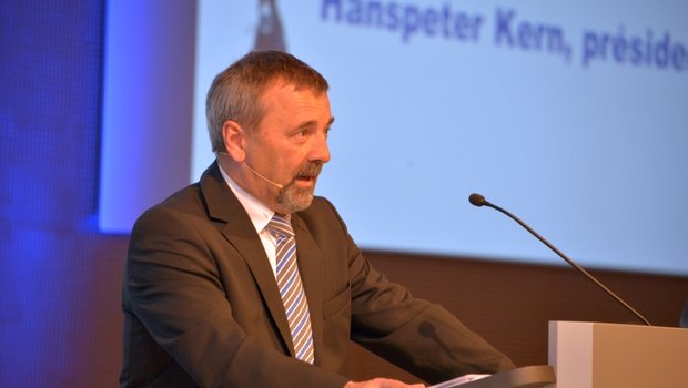 SMP-Direktor Hanspeter Kern bei seiner Eröffnungsrede. 