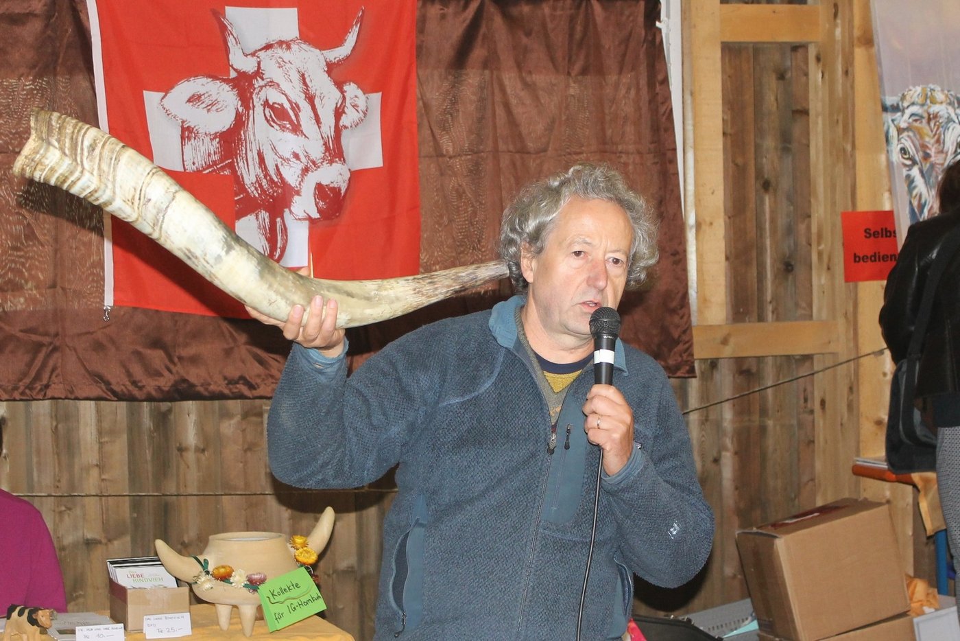 Für Tierhomöopath Wendelin Gisler ist es bei behornten Tieren einfacher, eine Diagnose zu stellen. (Bilder Reto Betschart)