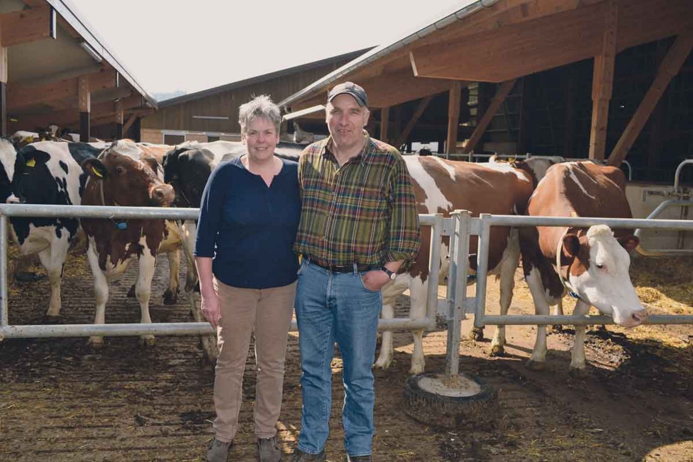 Käthi und Hans Egger würden wieder genauso bauen. (Bild Peter Fankhauser)