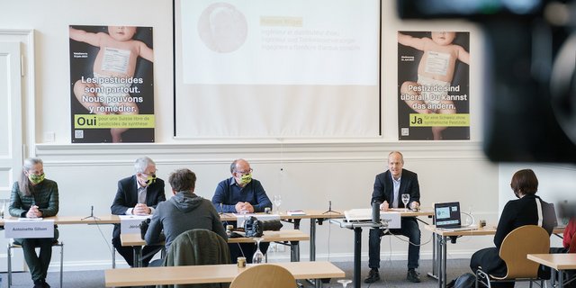 Das Komitee hinter der Pestizidverbots-Initative legt den Schwerpunkt auf den Schutz der Gesundheit unter dem Motto «Pestizide sind überall – du kannst das ändern». (Bild zVg)