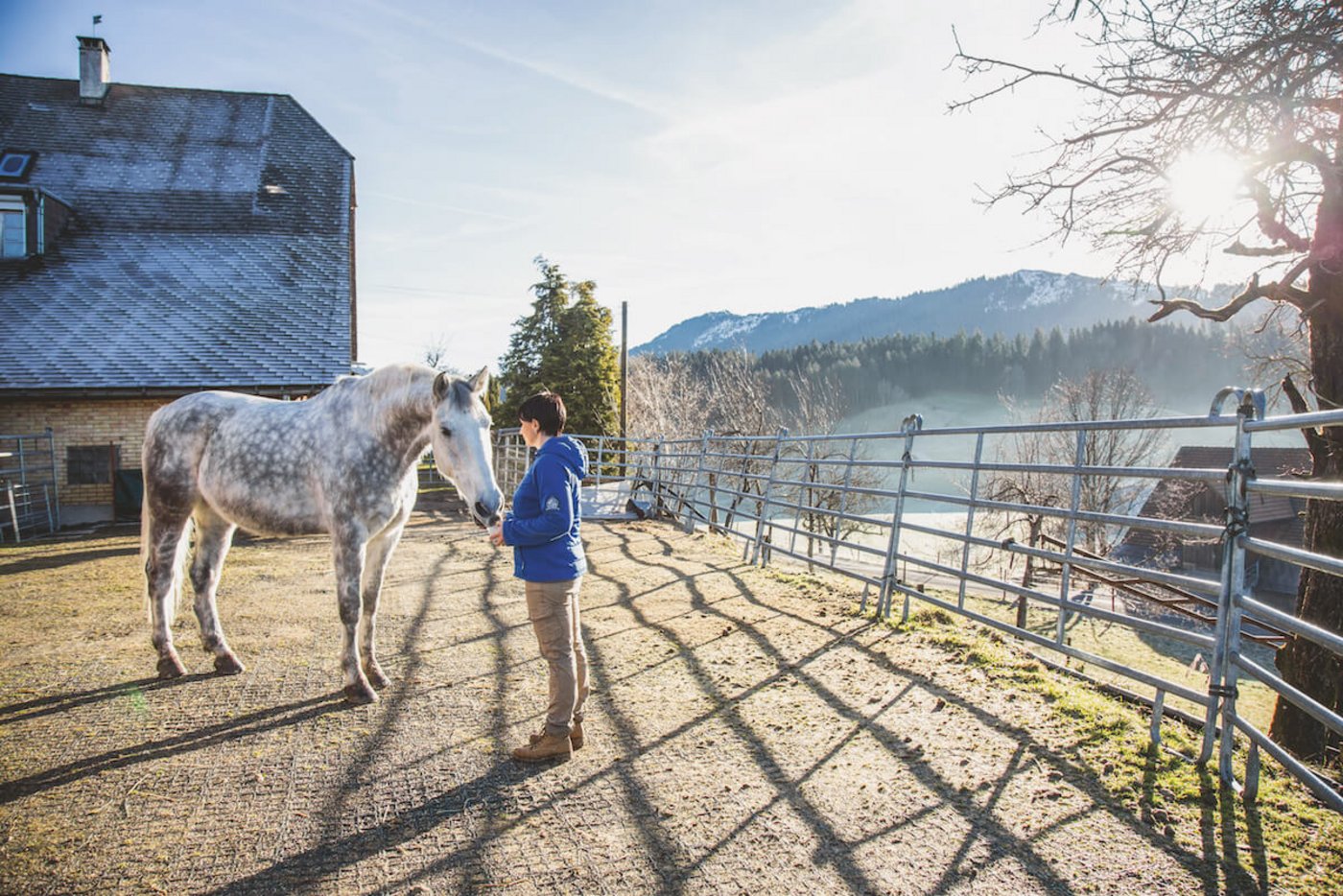 Jolanda Stettler und ihr Wallach Condor. (Foto: Pia Neuenschwander)