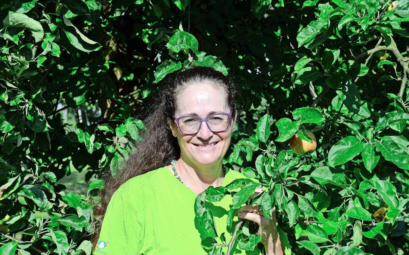 Bäuerin und Pflegefachfrau Regula Leutert.