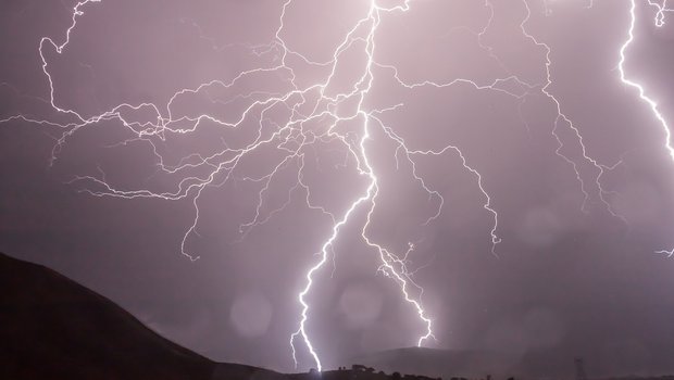 Das Gewitter brachte zehntausende Blitze. (Symbolbild Pixabay)
