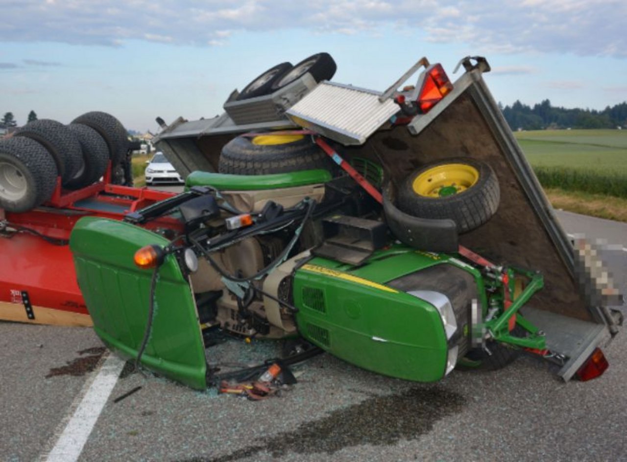 Die Ursachen für den Unfall sind bisher noch nicht geklärt, wie die Kantonspolizei Solothurn mitteilt. (Bilder zVg)