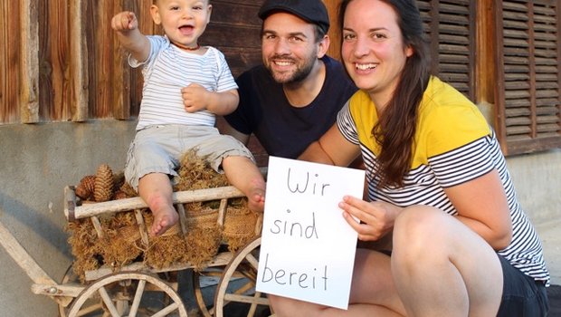 Mit der Kampagne sollen hofsuchende Familien ein Gesicht erhalten. (Bild Kleinbauern-Vereinigung)