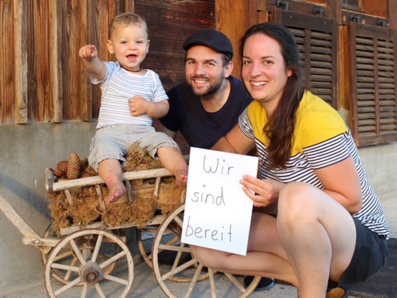 Mit der Kampagne sollen hofsuchende Familien ein Gesicht erhalten. (Bild Kleinbauern-Vereinigung)