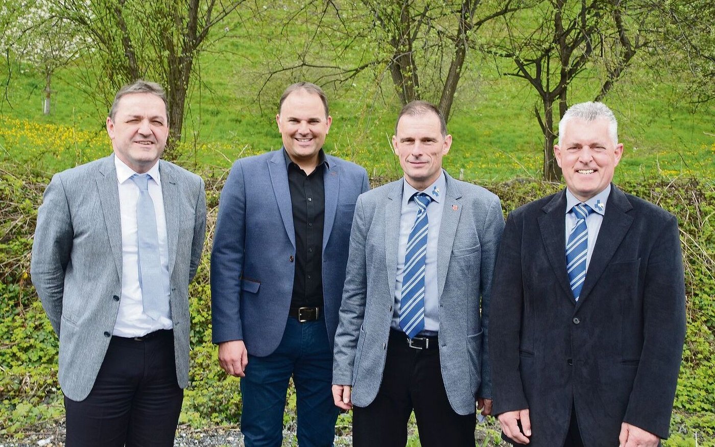 Stephan Hagenbuch, Marcel Dettling, Hanspeter Egli und Markus Berner (v. l. n. r.).