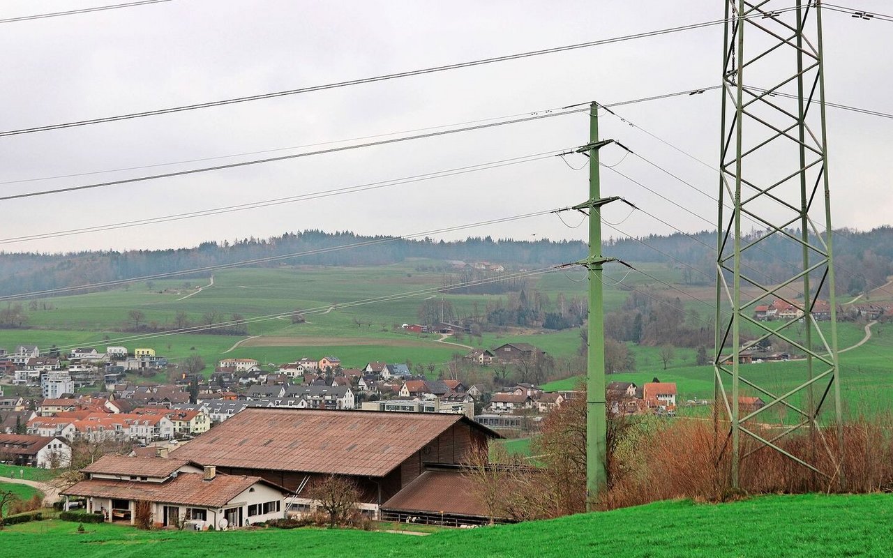 Auf dem Talacherhof kam der Streustrom von den Hochspannungsleitungen via Magnetfeld in den Stall. 