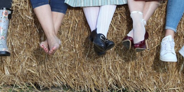 So werben die Aargauer Landfrauen für ihren Streik. (Bild zVg)