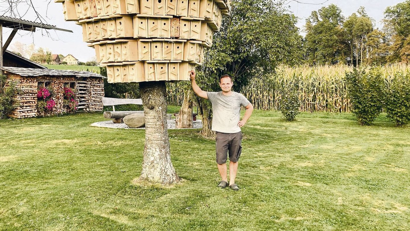 Zusammen mit einem Freund hat der Landwirt 140 Arbeitsstunden in das Projekt investiert.