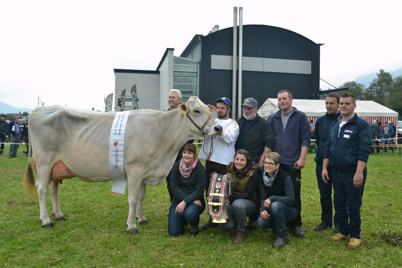 Die Tagessiegerin Jongleur Europa von Paul Reinhard, St. Niklausen (Bildmitte). (Bilder Paul Küchler)
