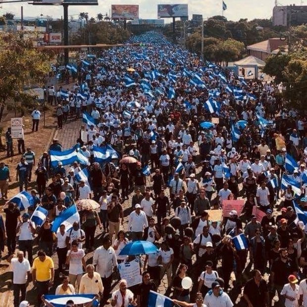 In Nicaragua protestieren Tausende Menschen gegen die Regierung. (Bild Mirka Lötscher)