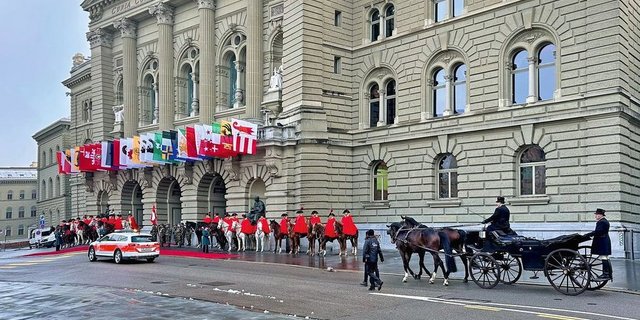 Kavallerie vor dem Bundeshaus (Symbolbild).