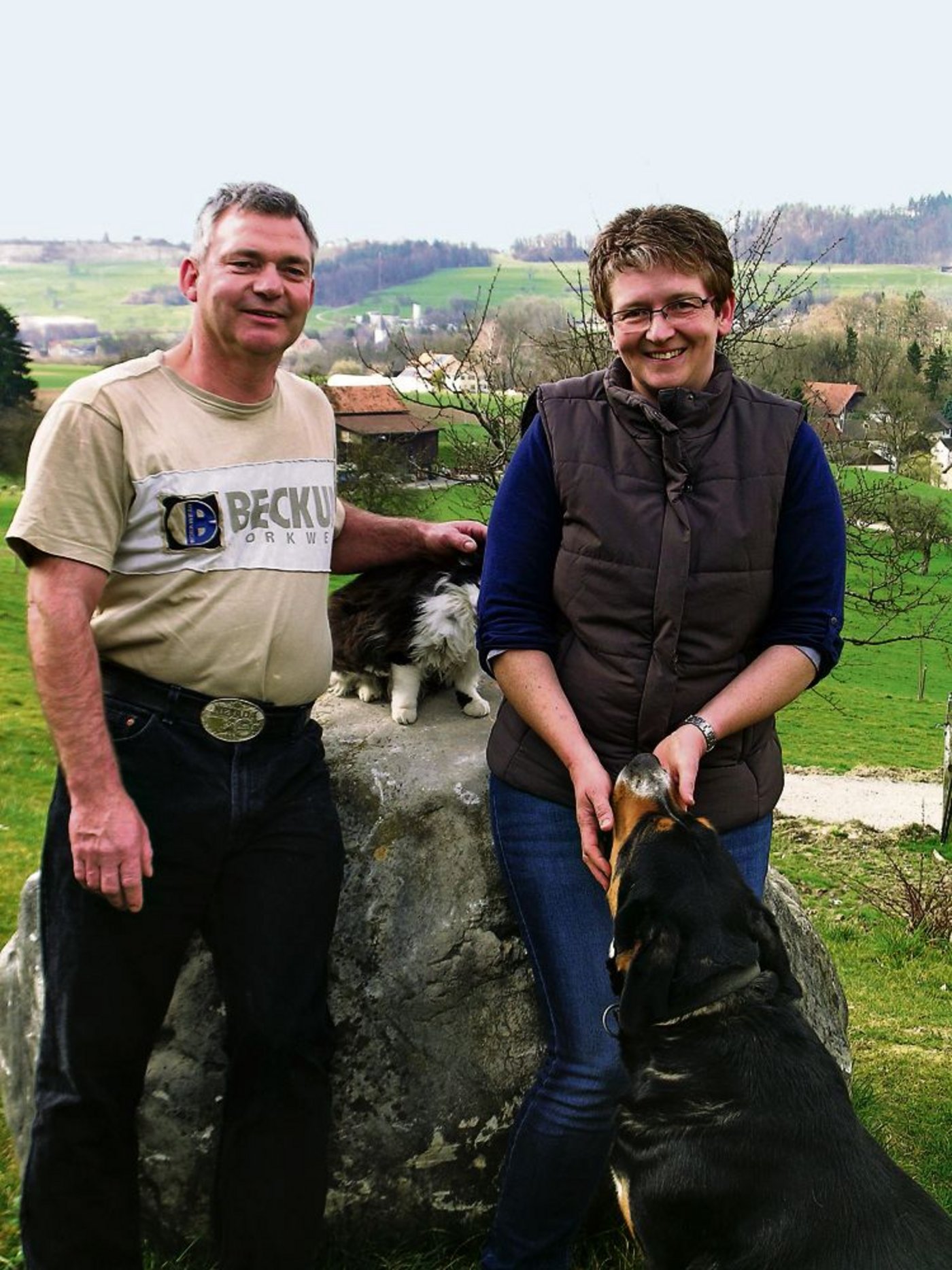 Eugen und Brigitte Schmid von der «Rehalp» in Bischofszell TG sind ein eingespieltes Team. (Bild: Isabelle Schwander)