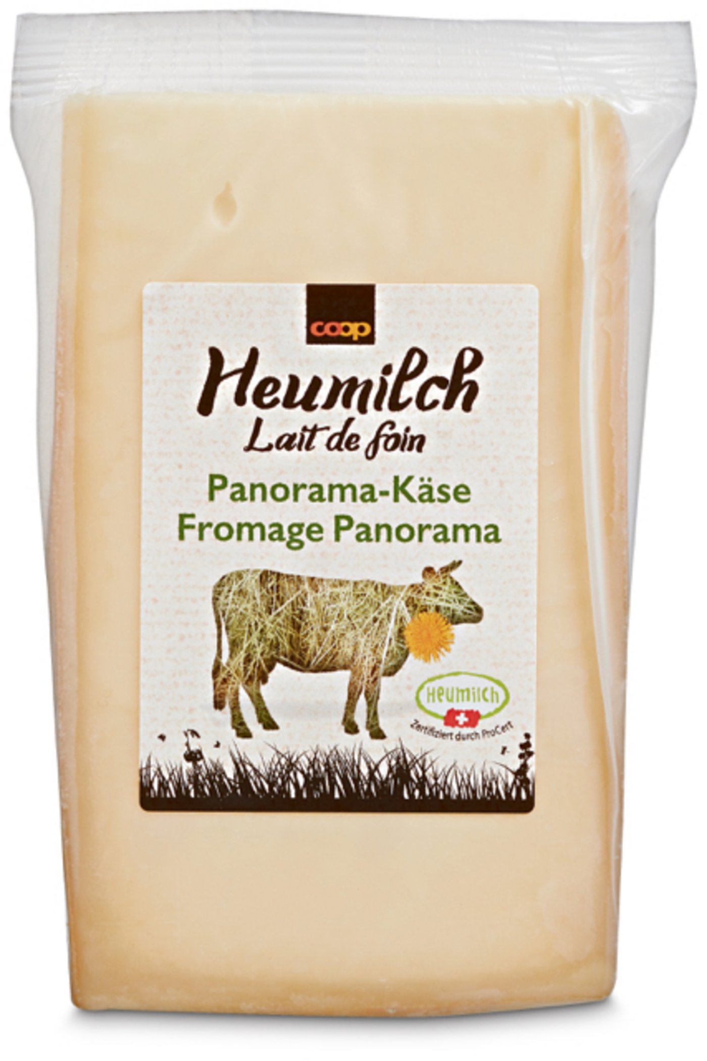 Zum Sortiment gehört etwa ein «Panorama-Käse» aus Heumilch. (Bild Coop)