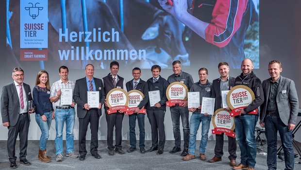 «Suisse Tier Innovationspreis» – die Gewinner 2017. Bild: zVg