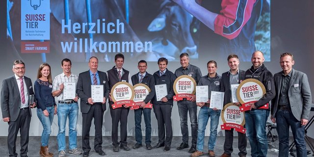 «Suisse Tier Innovationspreis» – die Gewinner 2017. Bild: zVg