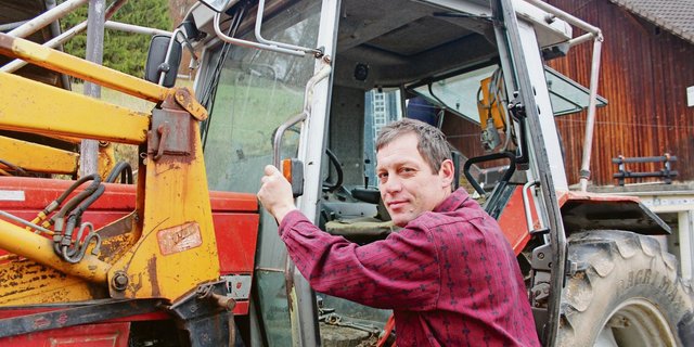 Marc Brodbeck vom Grienhof in Buus betreibt Milchwirtschaft und Ackerbau und präsidiert neu den Bauernverband beider Basel. (Bild BB)