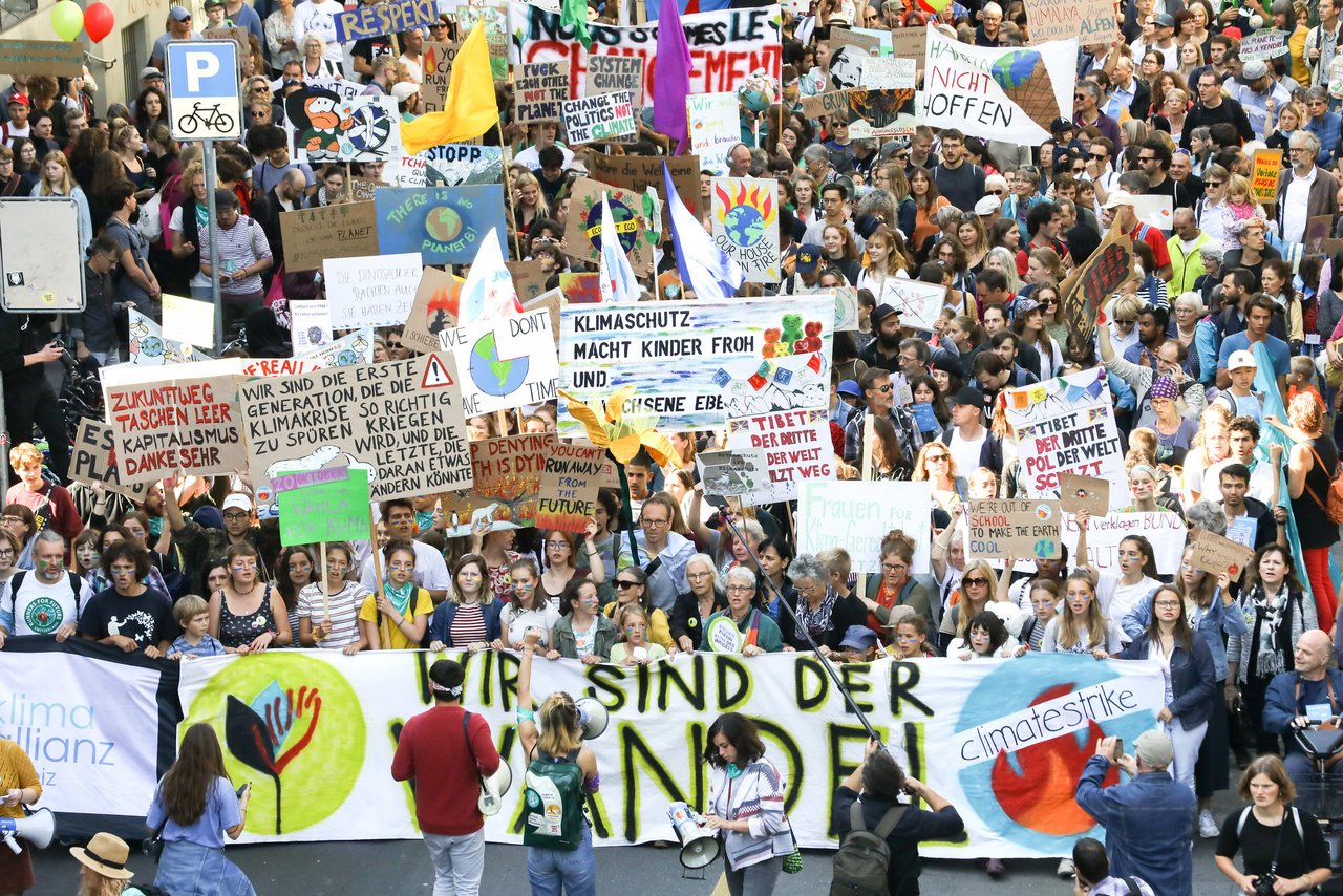 Aus der ganzen Schweiz erschienen zahlreiche Demonstranten. (Bild Jan Hostettler)