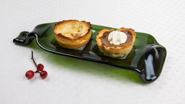 Landfrauenküche 2019: Das Dessert von Aurelia Joly Tartelette-Duo. (Bild SRF/ Ueli Christoffel)