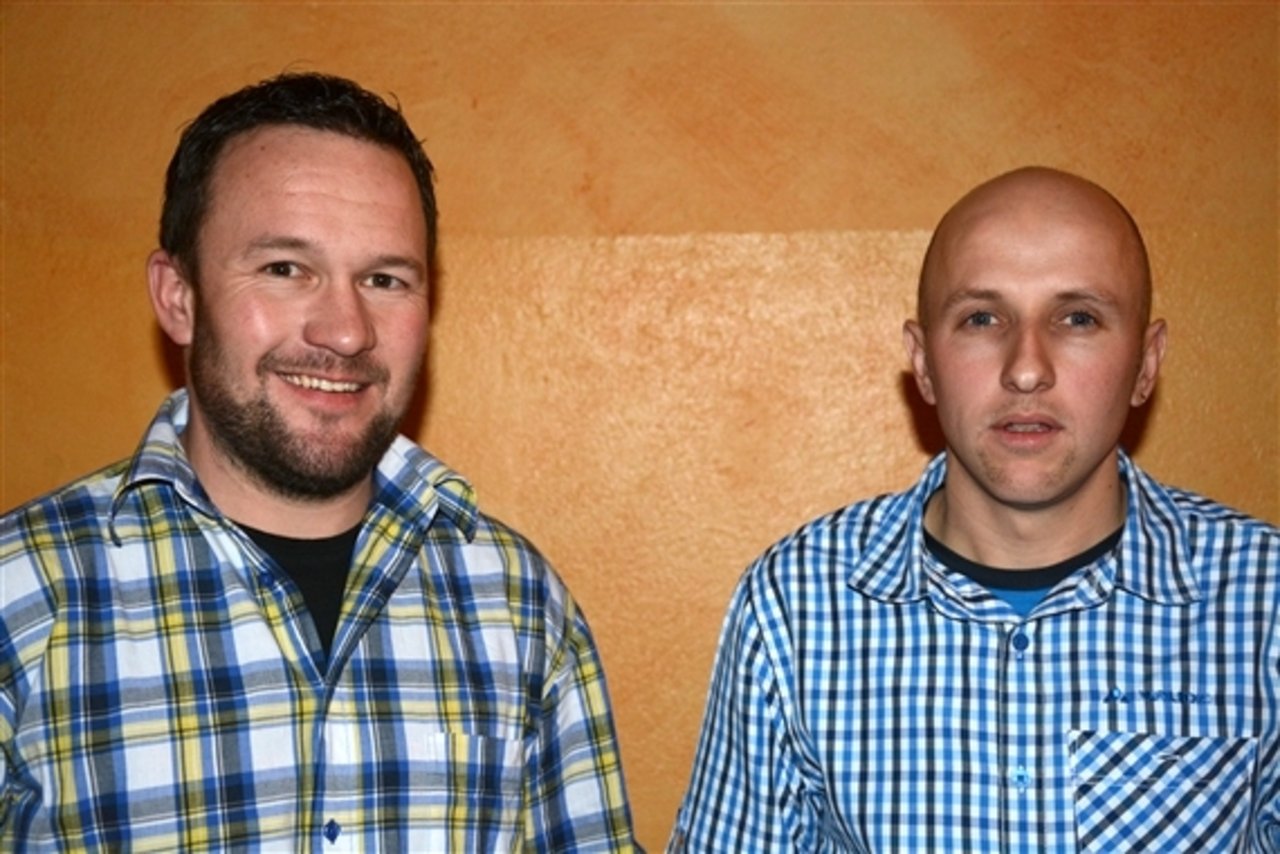 Die beiden neuen Viehschauexperten: Christian Zurbrügg (links) und Peter Brügger. (Bild sb)