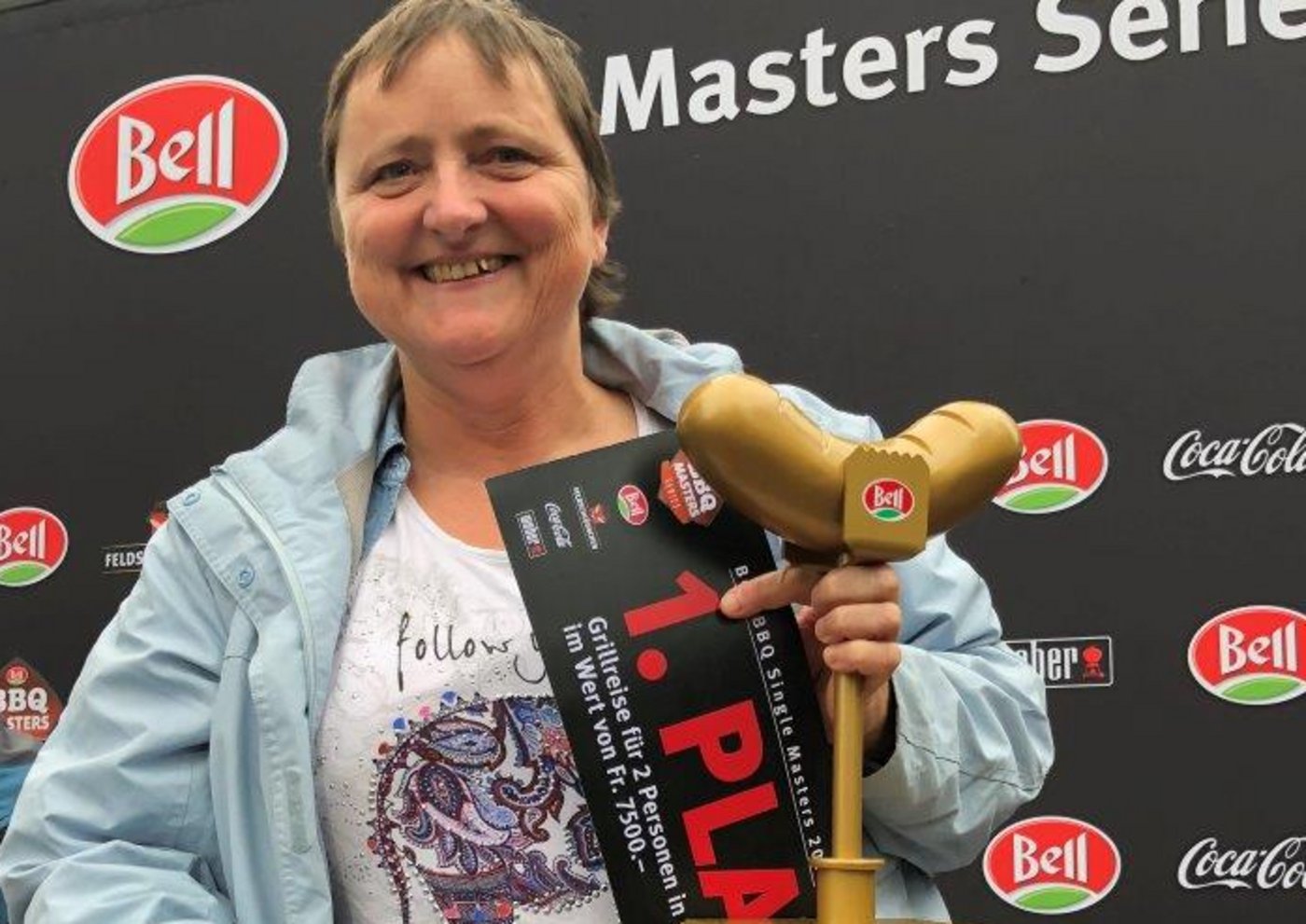 Rita Zingg überzeugte die Jury und wurde mit 97,2 Punkten zur besten Grilleurin der Schweiz erkoren.  (Bild zVg)