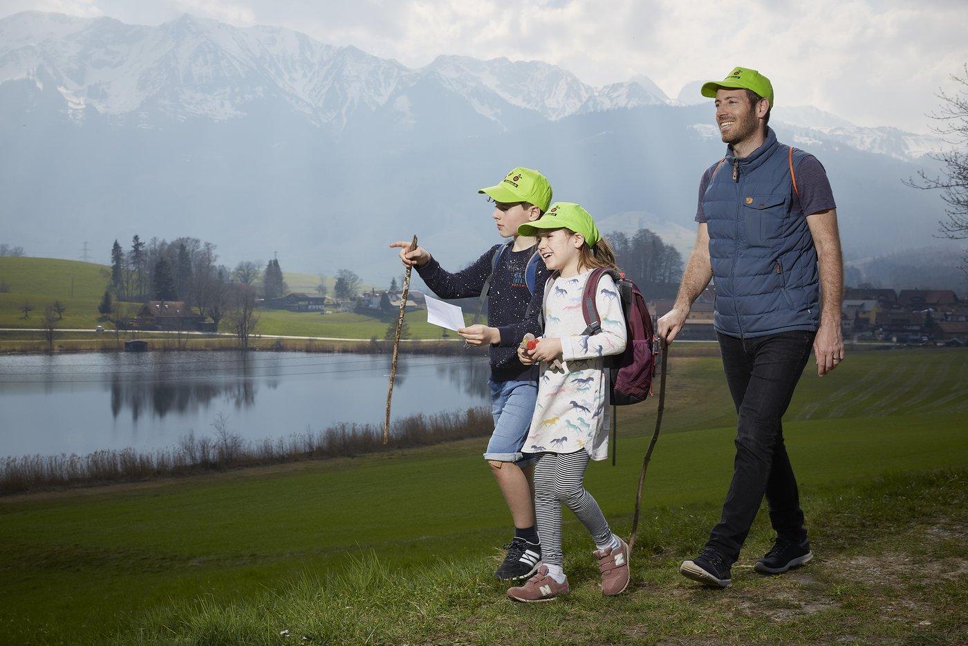 Spielend neues Erfahren über Verarbeitung von Mehl zu Brot? Der Foodtrail Gantrisch könnte passend sein. (Bild Naturpark Gantrisch)