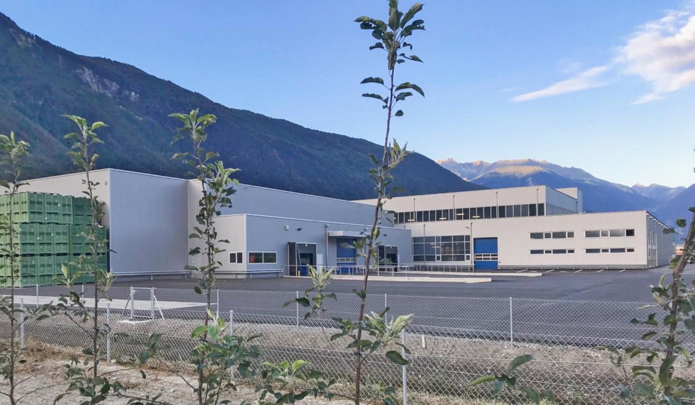 Das neue Lager von oben. (Bild Fenaco)