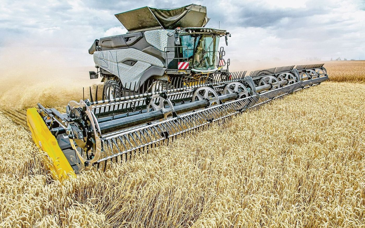 Das neue Gesamtkonzept des Doppel-Axialrotor-Mähdreschers CR von New Holland erfüllt die Kriterien für einen goldenen «Innovation Award». 