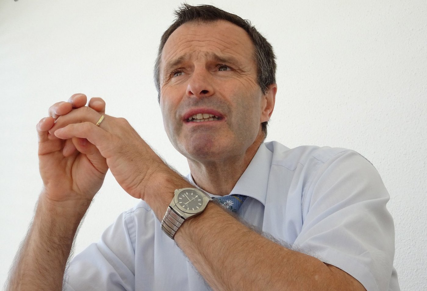 "Der Futtergetreideanbau rechnet sich wegen den viel zu tiefen Produzentepreisen nicht mehr" Urs Schneider ist stv. Direktor des Bauernverbandes und Kampagnenleiter des Komitees "Ja zur Ernährungssicherheit". (Bild lid/mr)