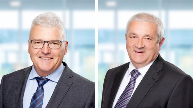 Thomas Oehen-Bühlmann und Franz Steiger werden 2022 aus dem Verwaltungsrat der Emmi AG zurücktreten. (Bilder Emmi AG)