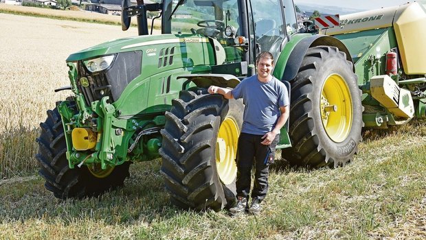 Christoph Schori hat Landmaschinenmechaniker und Landwirt gelernt. Er hat eine Affinität für Technik und Ackerbau – gute Voraussetzung für teilflächenspezifisches Arbeiten.