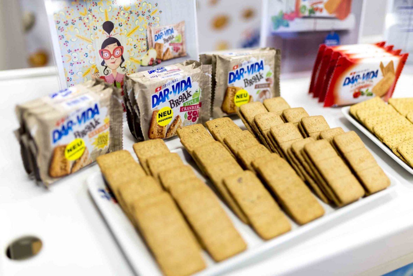 Biscuits der Marke "Dar-Vida" kommen besonders gut an. (Bild Hug)