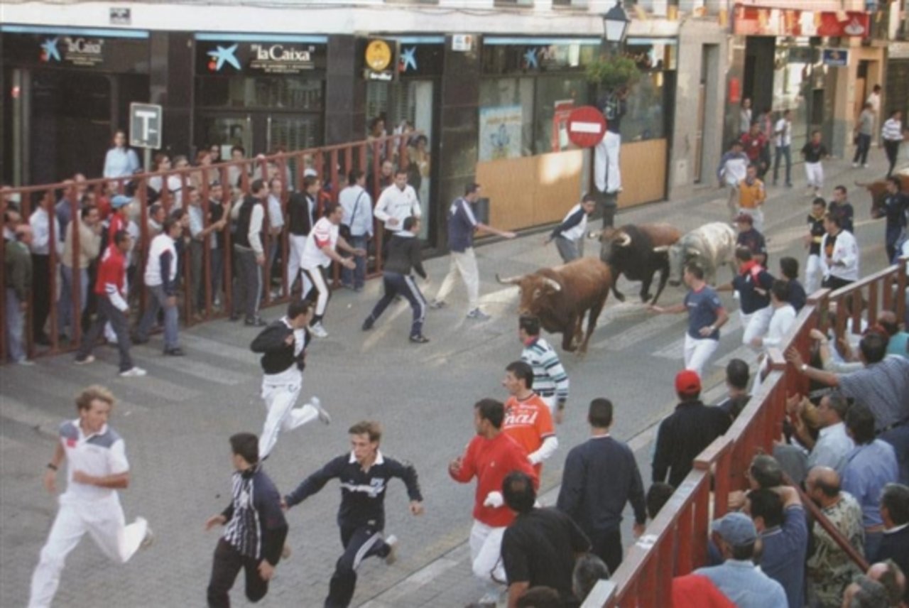 Im Vergleich zu anderen Jahren verliefen die diesjährigen Stierkämpfe in Pamplona relativ glimpflich. (Symbolbild Wikimedia)