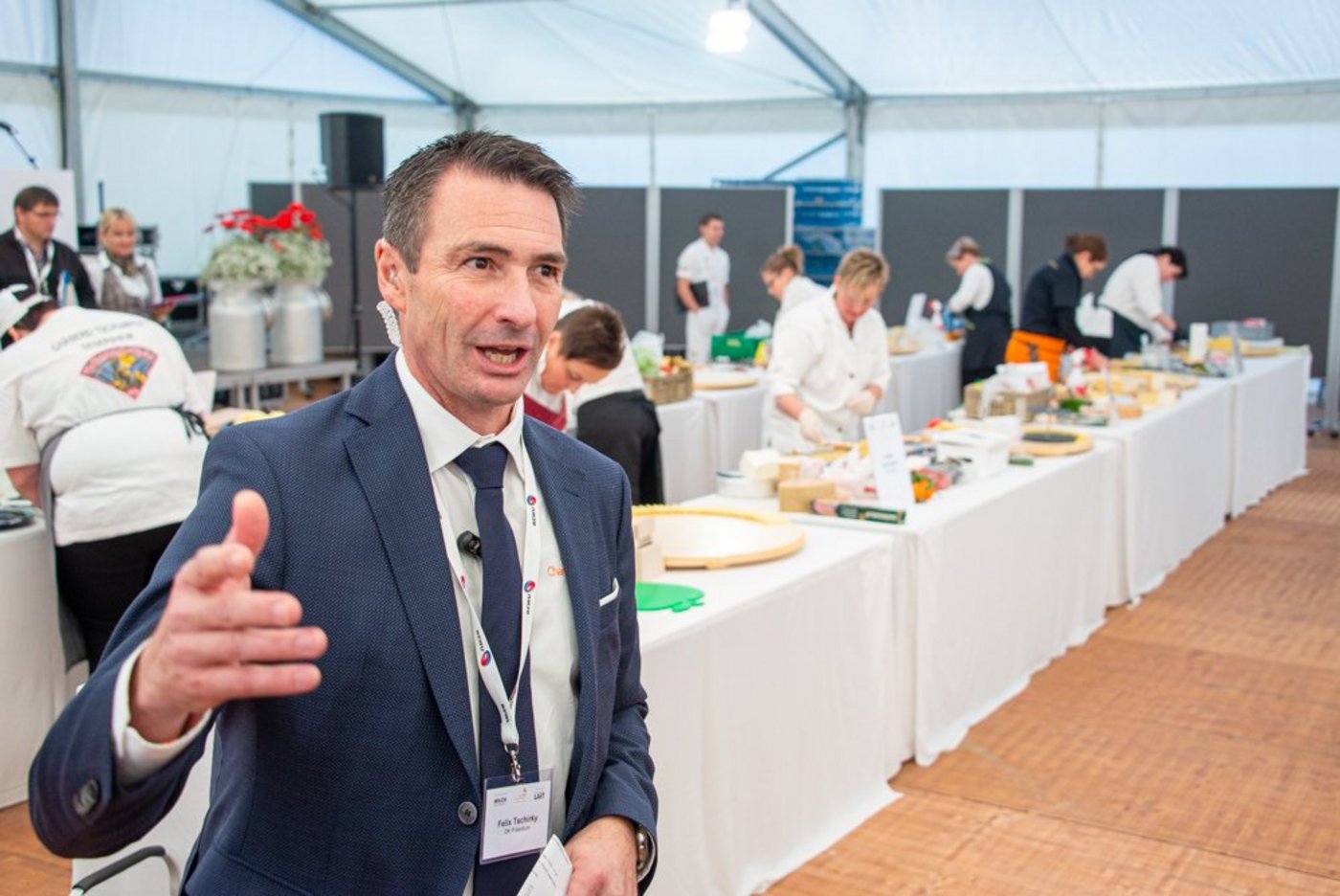 Felix Tschirky ist OK-Präsident der ersten Swiss-Skills der Milchtechnologen. Er sagt, dass auch die Milchbranche fähigen Nachwuchs braucht. (Bild hja)