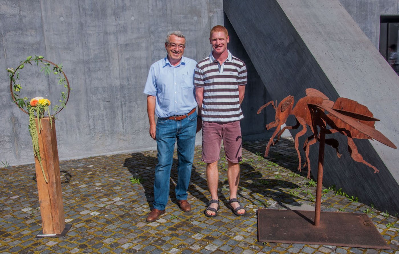 Aus dem Kanton Tessin: v.l.n.r: Roberto Bühler, Cham; Sandro Paratore, Agno