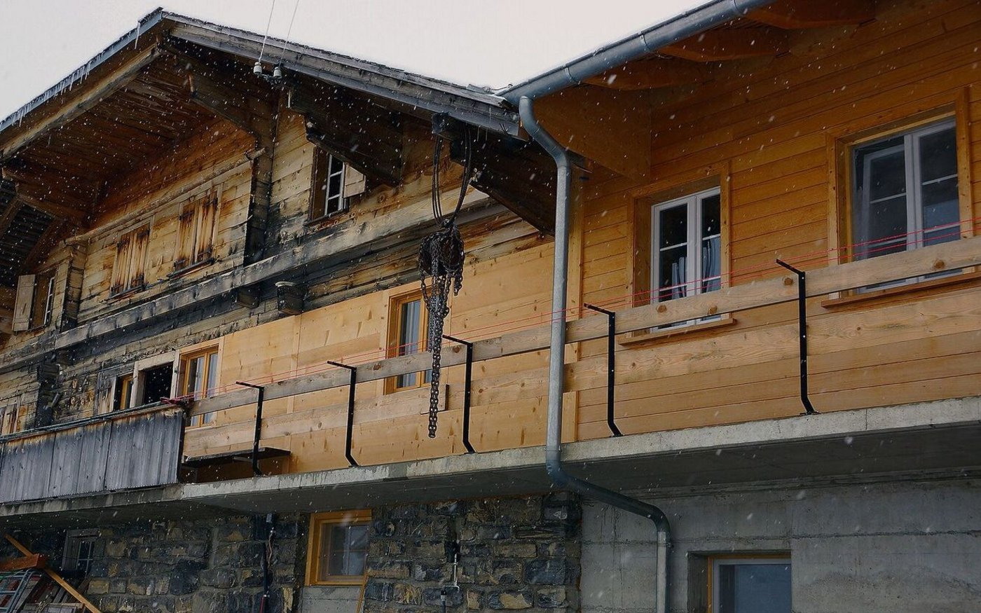 Die Bürgschaften der SBBG ermöglichen landwirtschaftliche Bauprojekte, hier die Erweiterung einer Alpkäserei.  