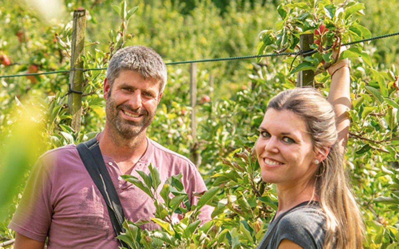 Miriam Haller und Michael Mathys betreiben den Schryberhof in Villnachern. (Bild Schryberhof)